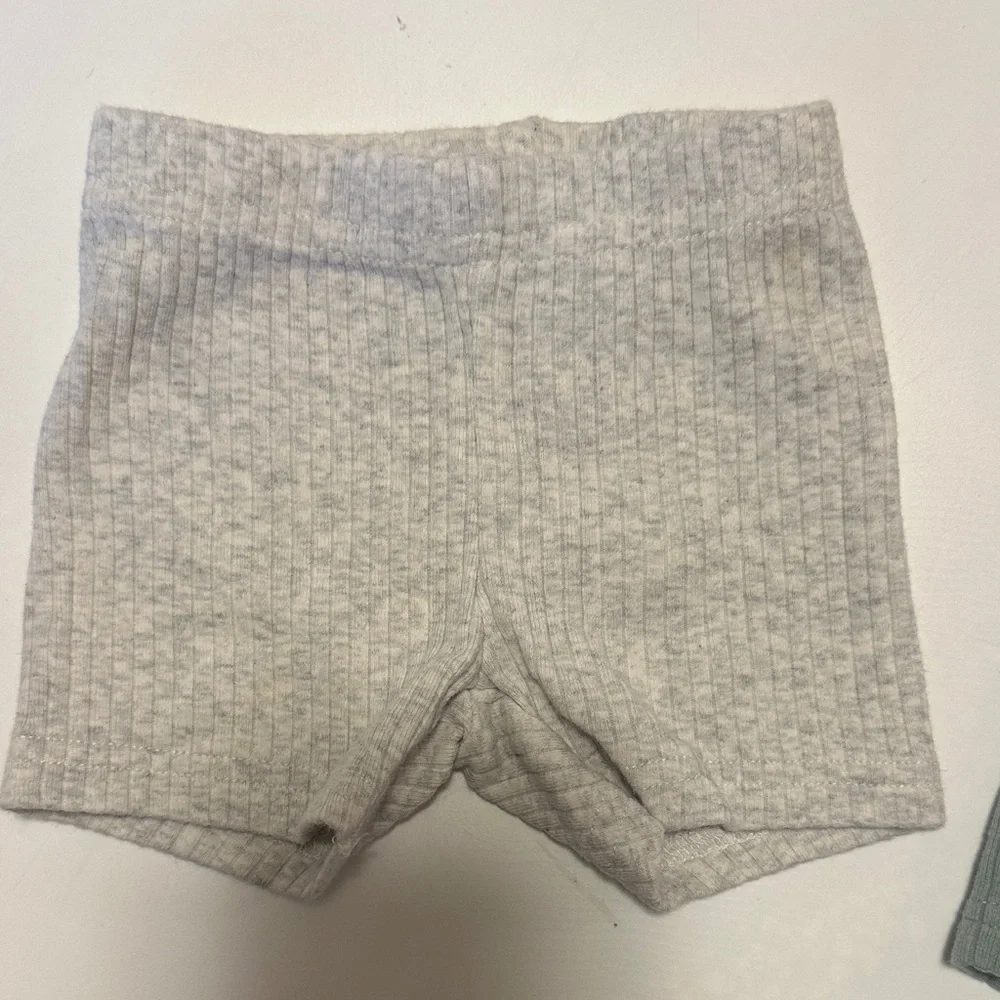 Carter's Little Planet Organic Baby Shorts in Light Gray